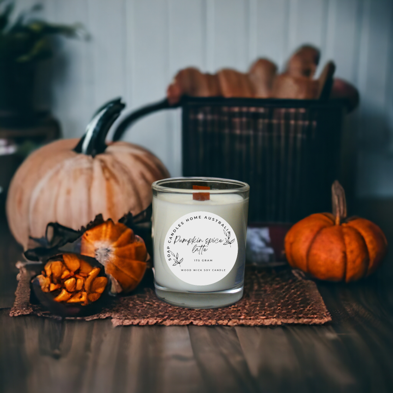 pumpkin spice latte candle 175garams